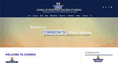 Desktop Screenshot of corbon.gov.ng